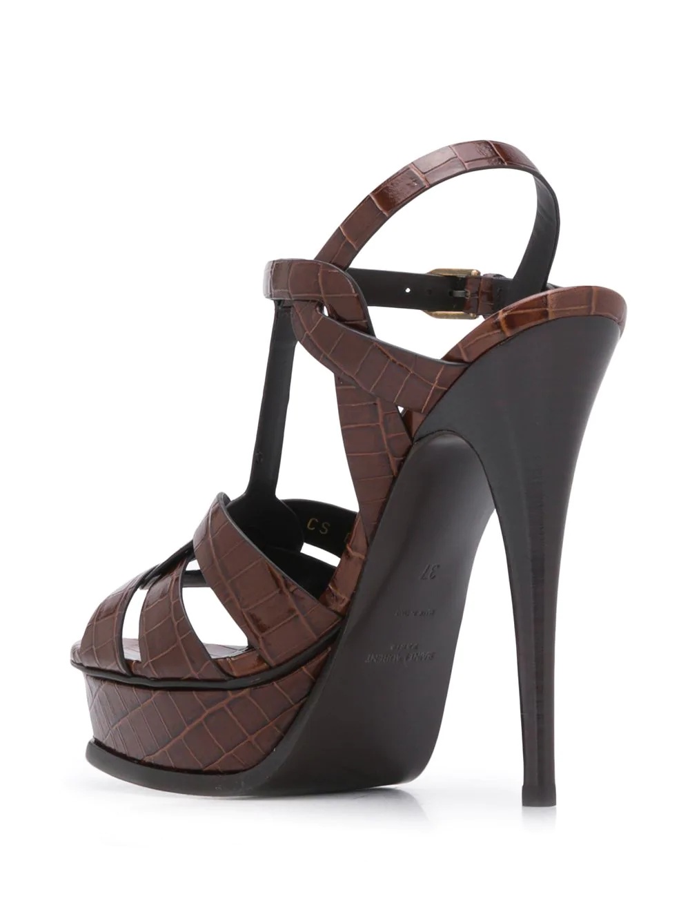 Tribute crocodile-effect sandals - 3