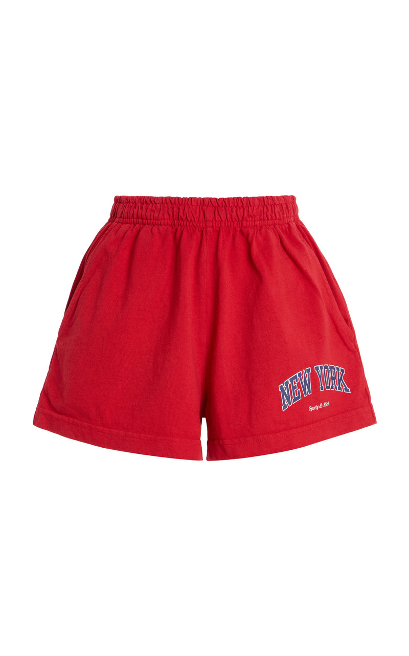 New York Ivy Cotton Disco Shorts red 1