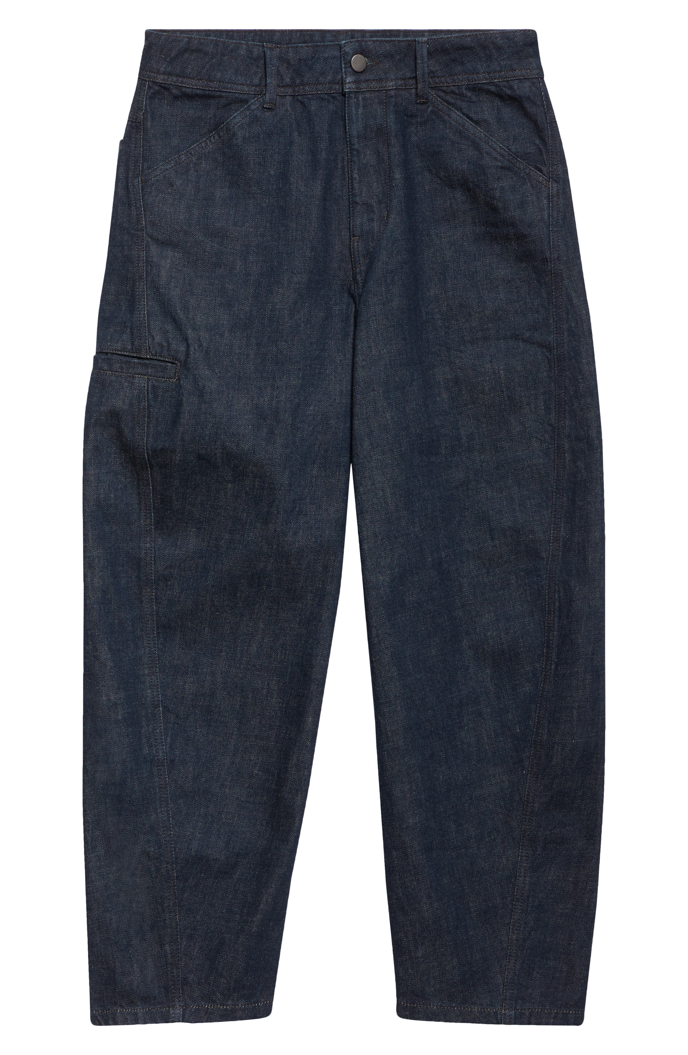 Lemaire Twisted Seam Workwear Jeans in Denim Indigo at Nordstrom - 5
