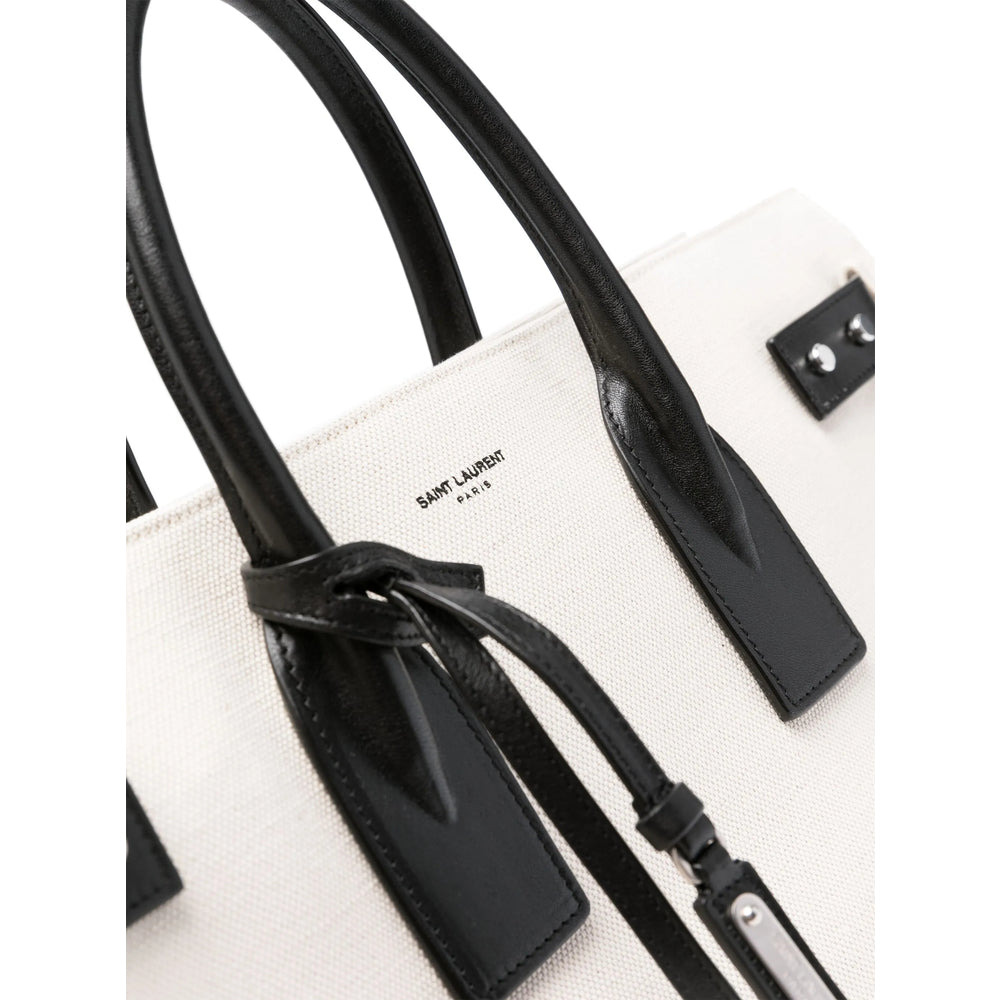 Saint Laurent White Tote Bags Men - 4