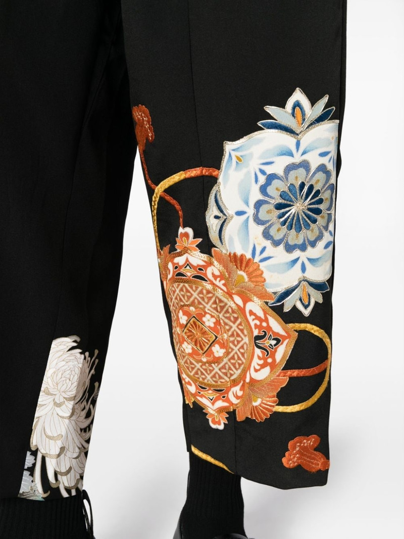 tapered cropped trousers 5