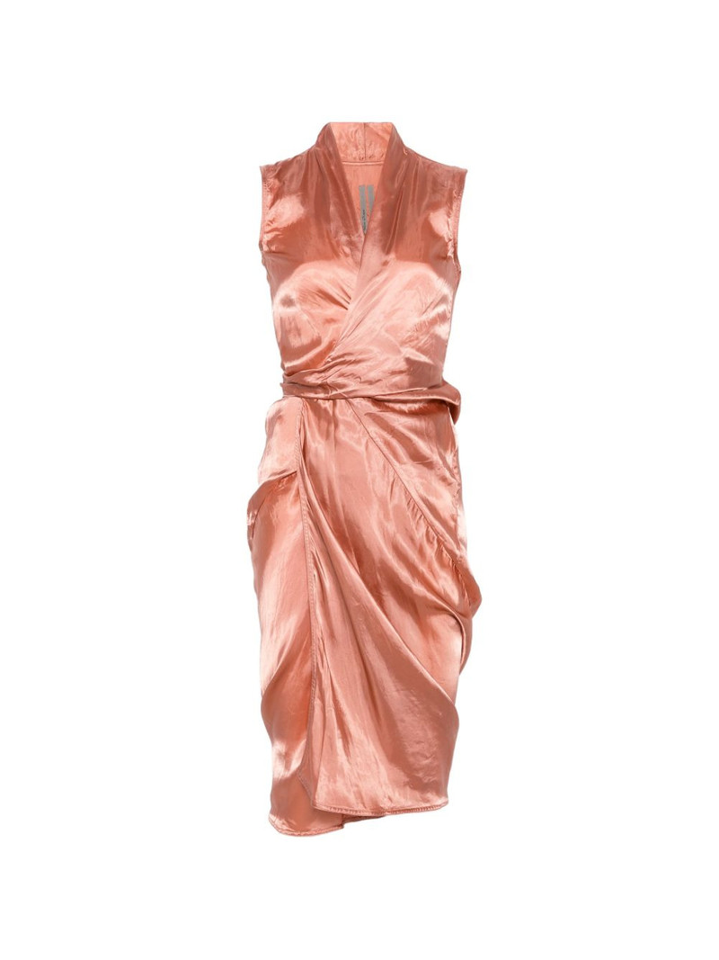 wrap sleeveless midi dress 1