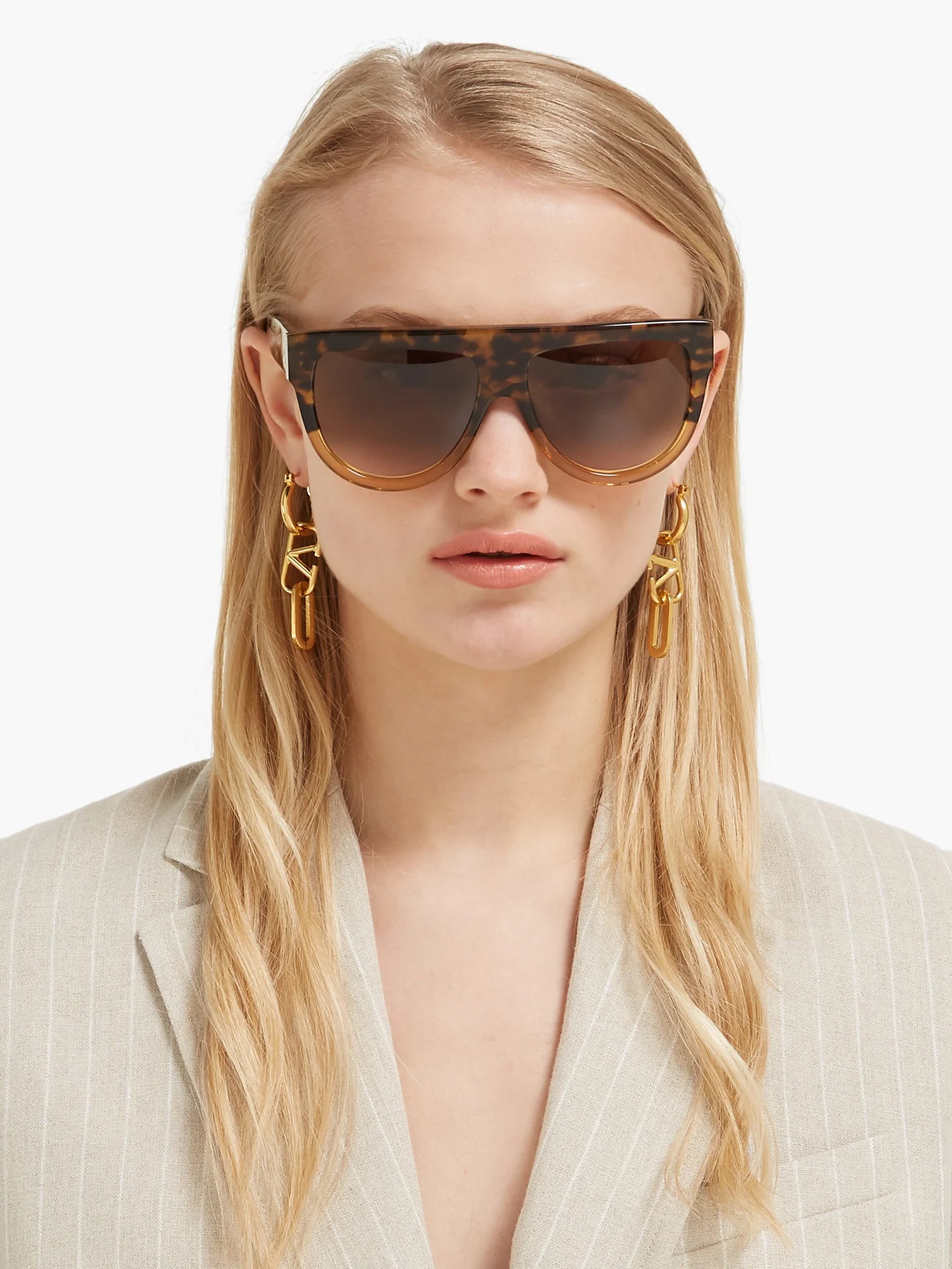 Shadow D-frame acetate sunglasses - 2