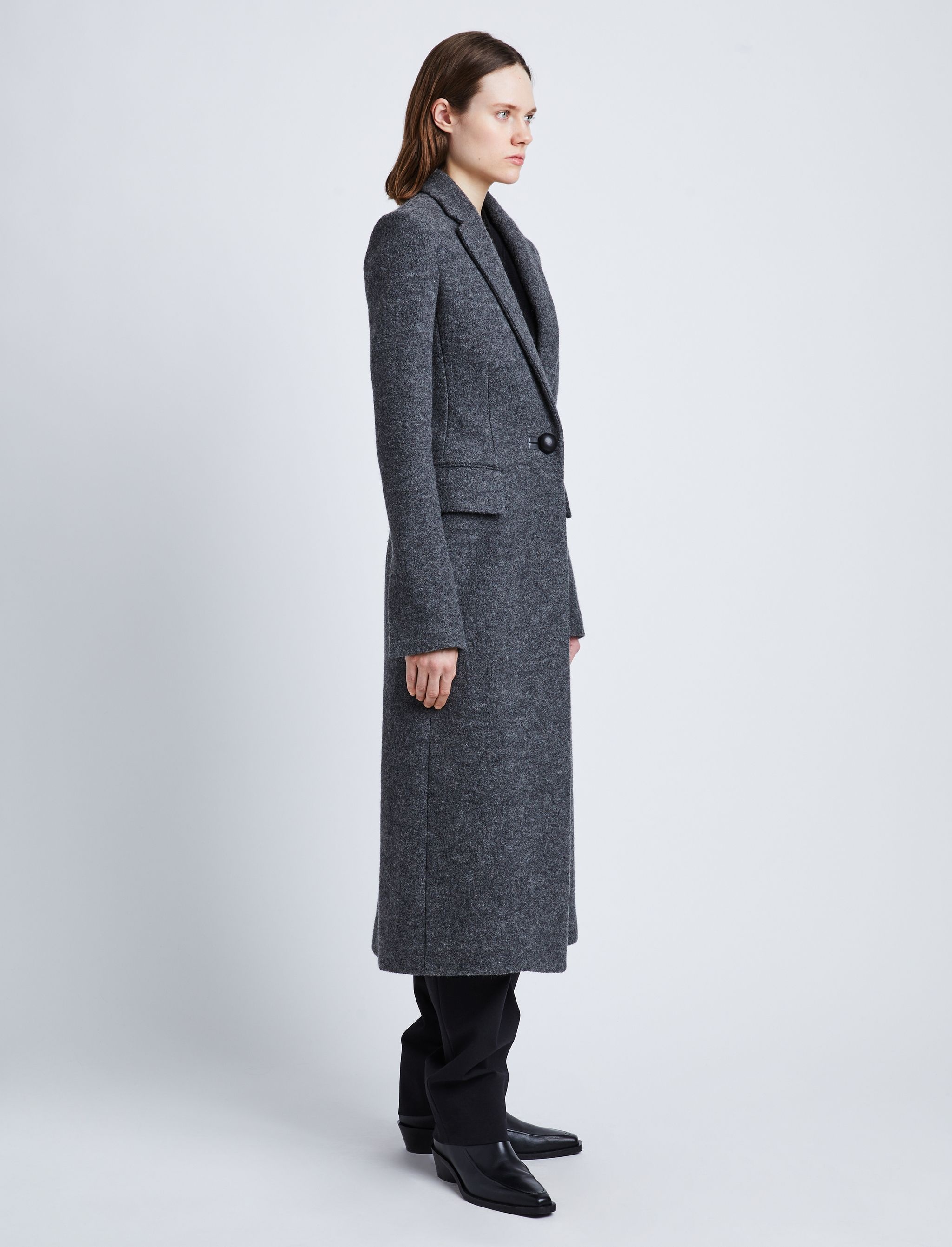 Wool Jersey Coat - 3