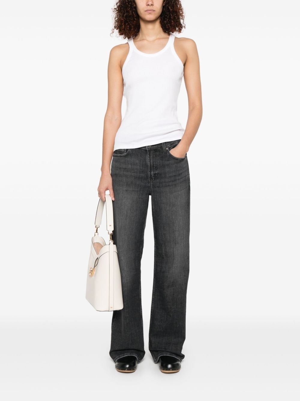 ribbed tank top - 2
