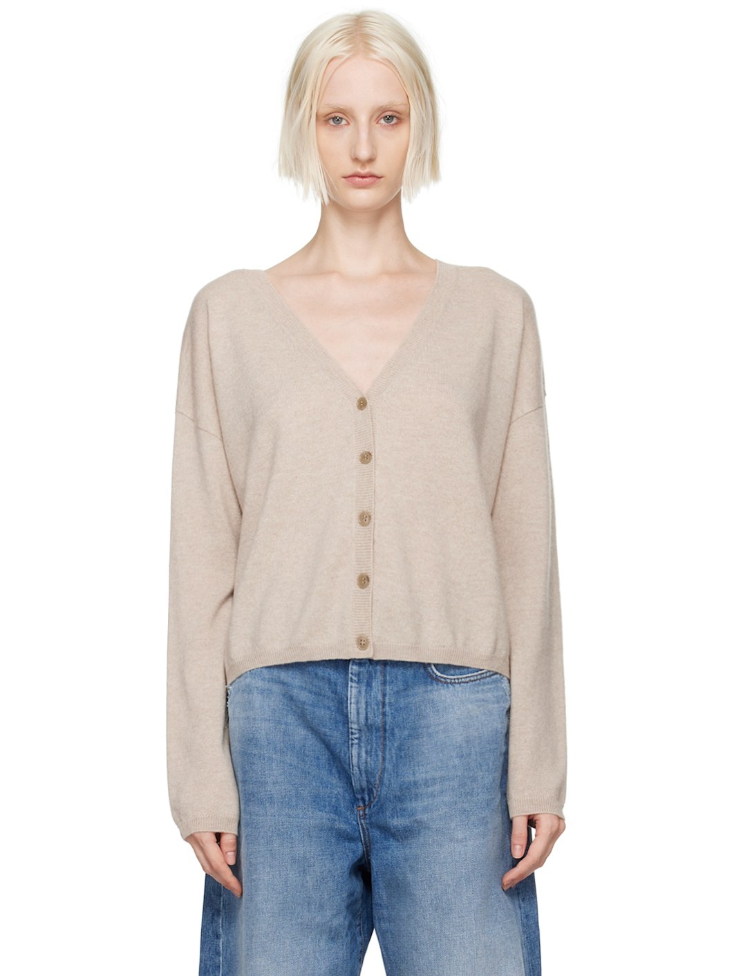 Beige Abby Cardigan - 1