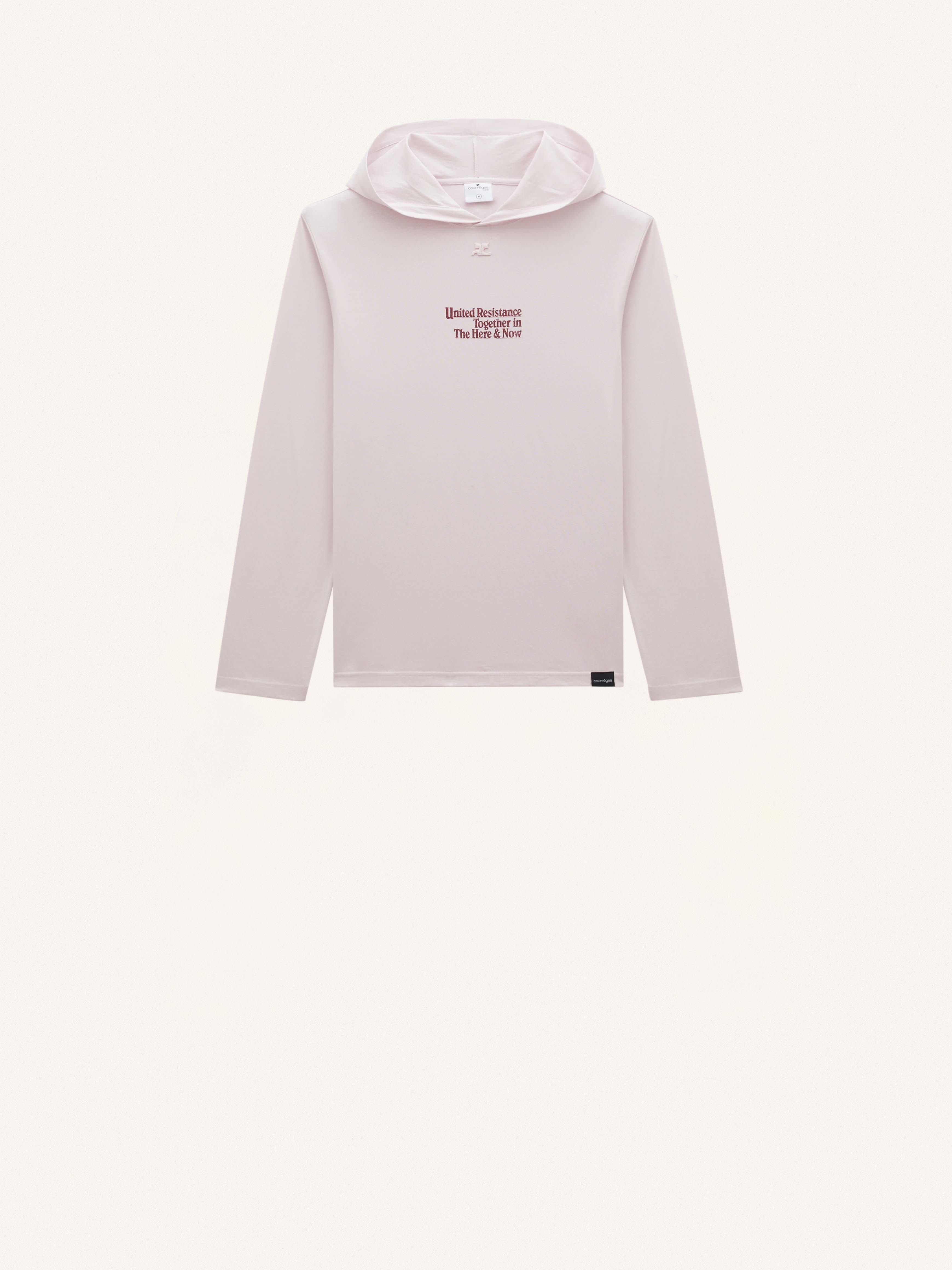 PRINTED HOODIE T-SHIRT - 1