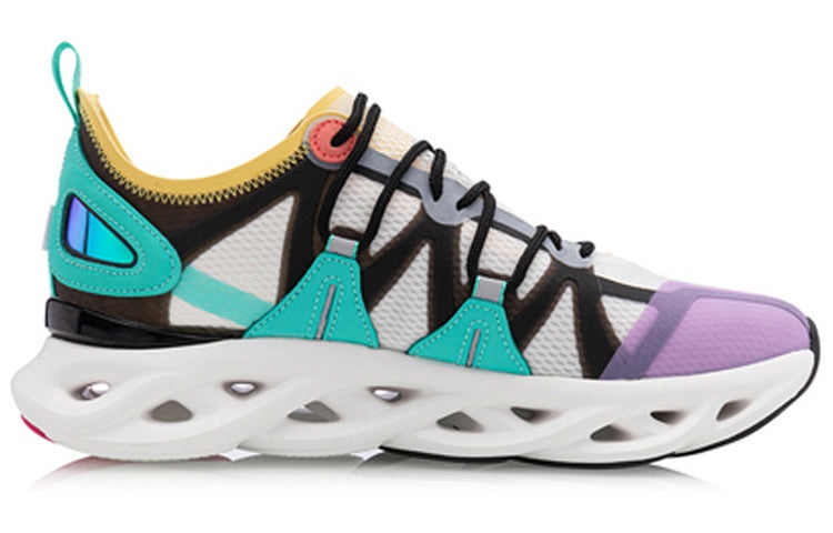 Li-Ning Arc 'White Purple Green' ARHQ057-4 - 2