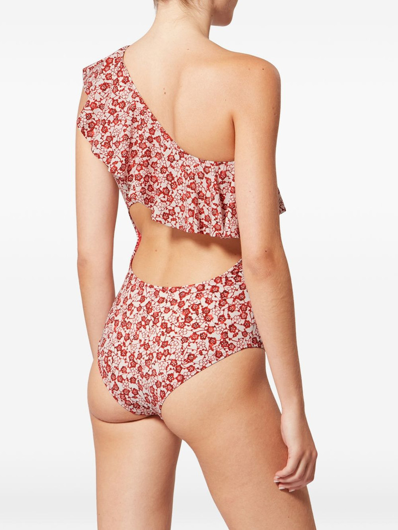 Sicilya floral-print ruffled swimsuit 5