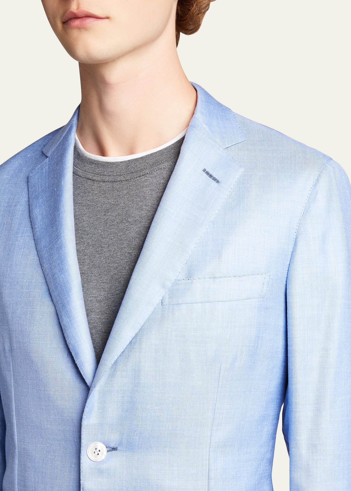 Men's Soft Cashmere-Blend Sport Jacket - 5