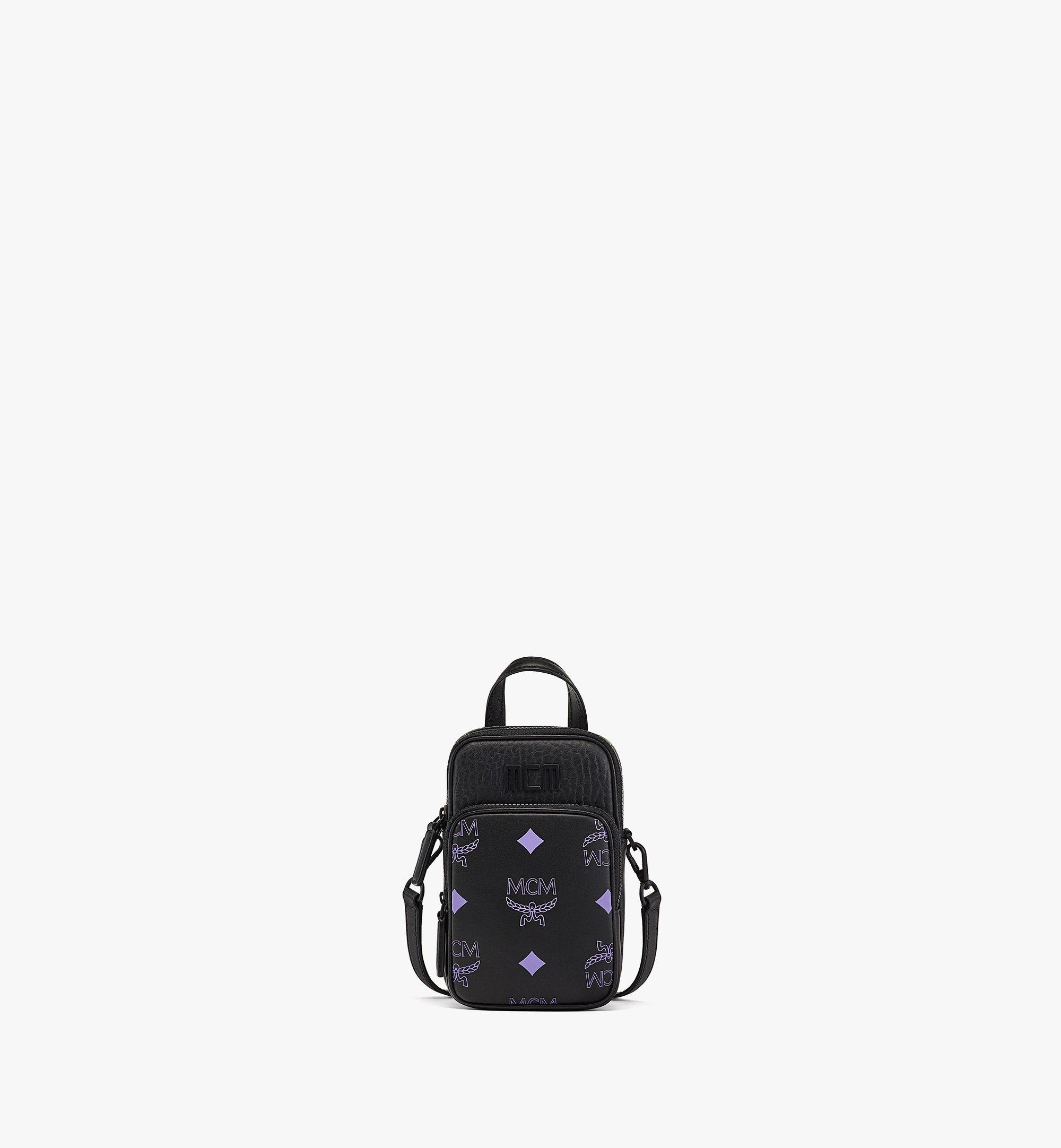 MCM Tech Crossbody in Color Splash Logo Leather - 1