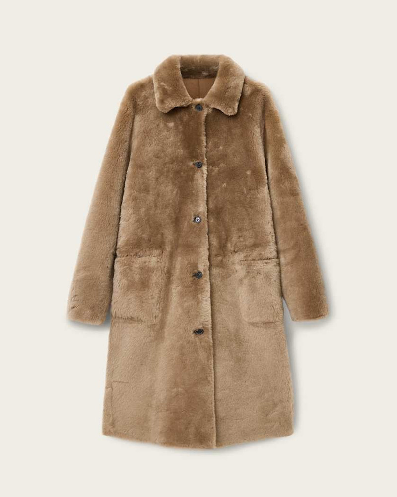 SERRA REVERSIBLE SHEARLING COAT 1