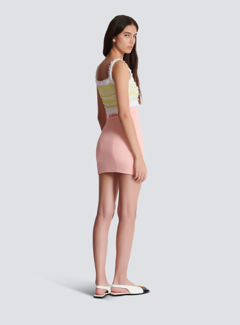 Strappy tweed top 4