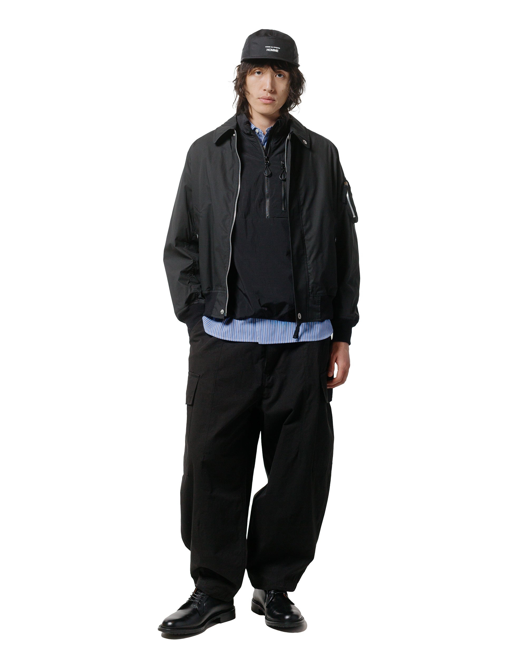 Dry Oil Bomber Jacket Black - 4