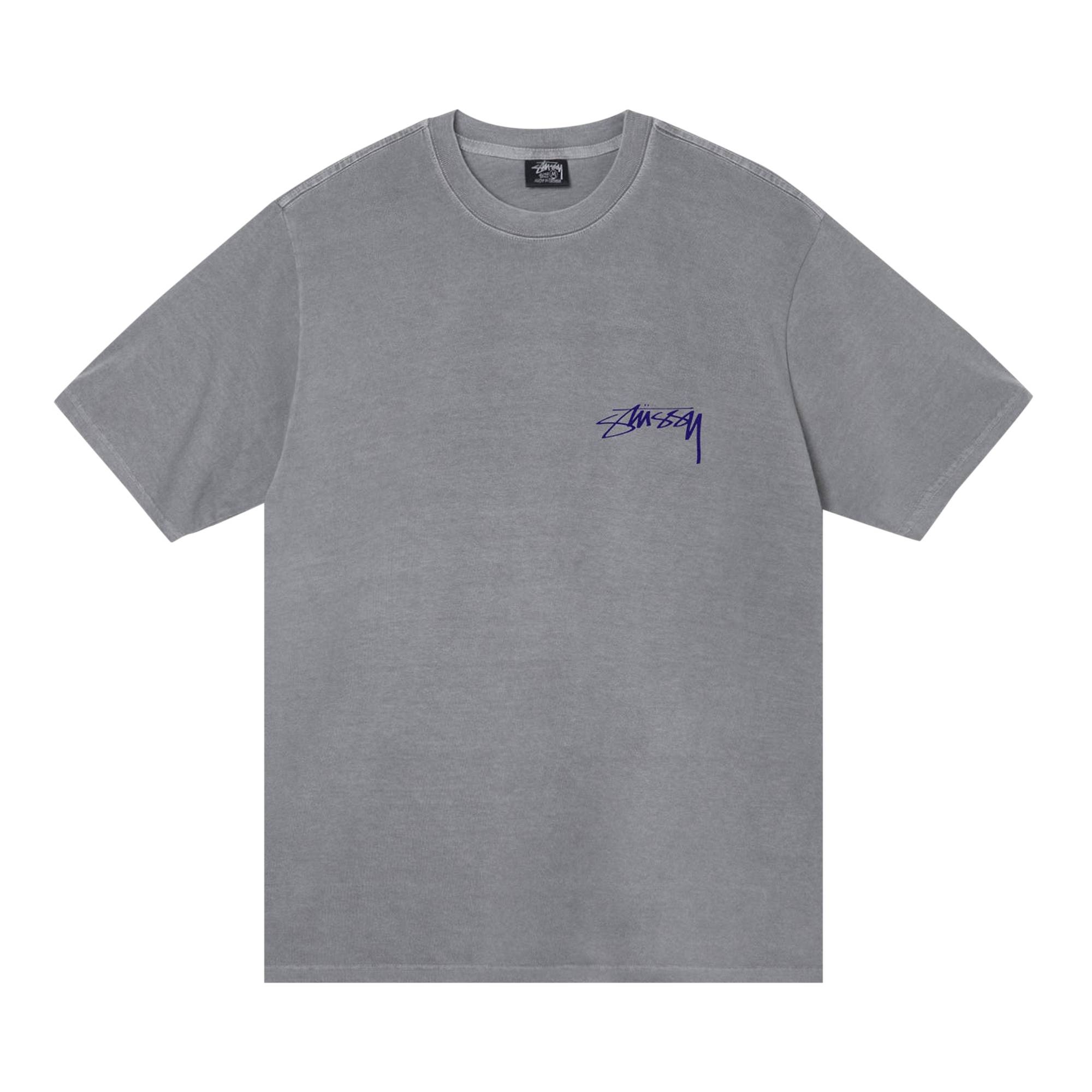 Stussy Arachnid Pigment Dyed Tee 'Grey' - 1