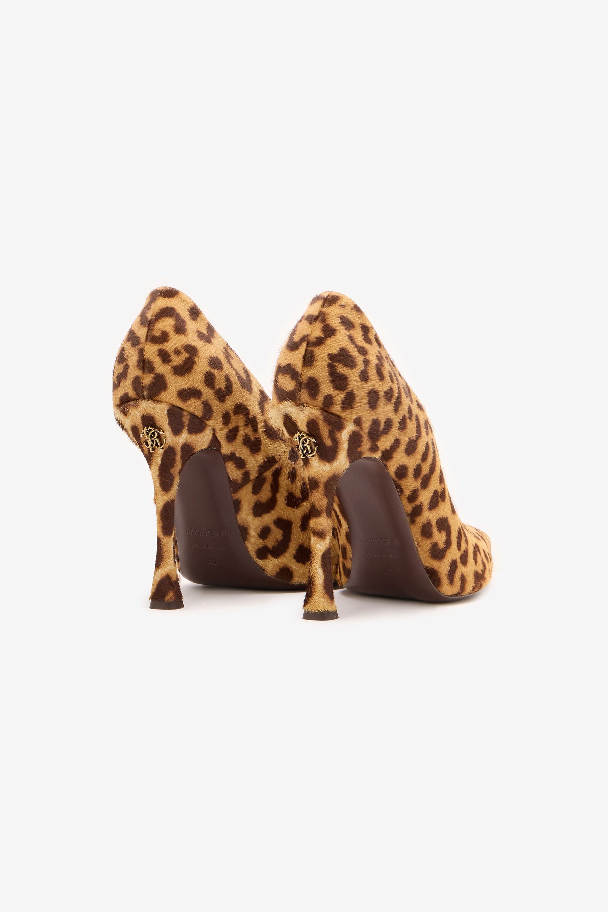 Hairy Leopard Skin Pumps - 3