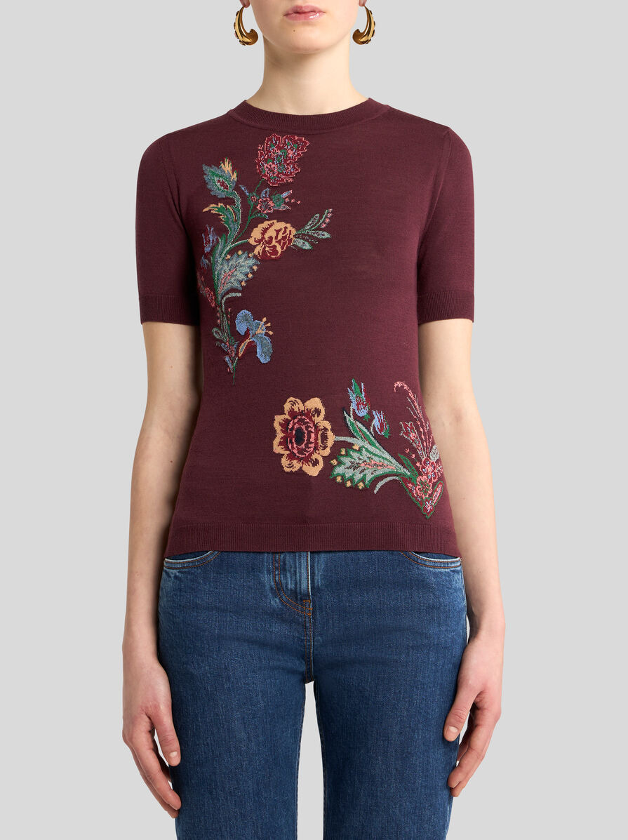 WOOL-BLEND JACQUARD SWEATER - 2