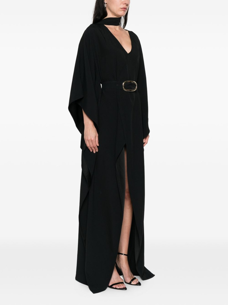 Cassandra V-neck belted dress 3