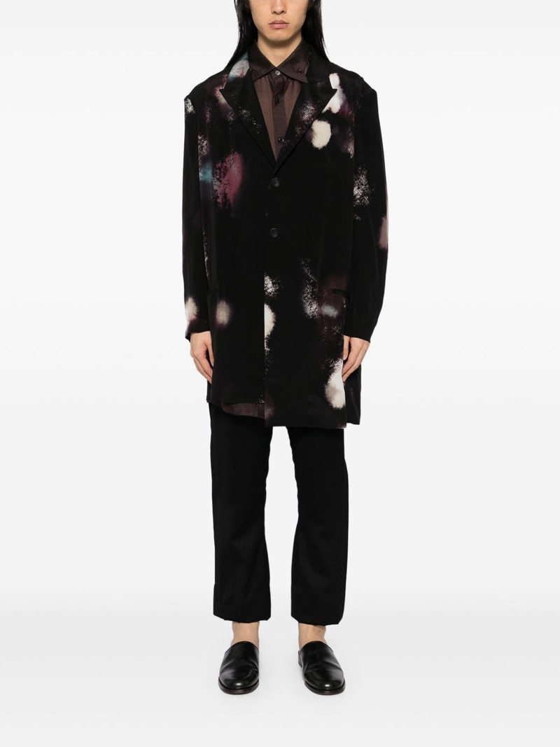 Yohji Yamamoto colour scheme printed jacket outlook