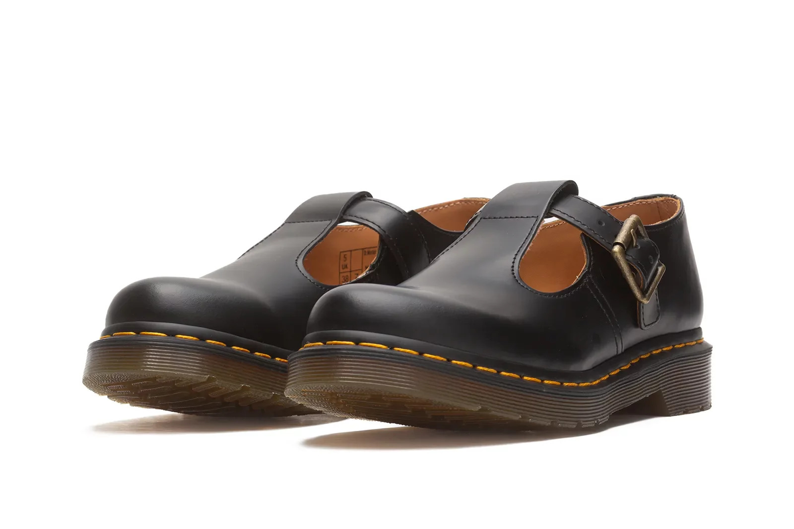 Polley Smooth Leather W "Black" - 3