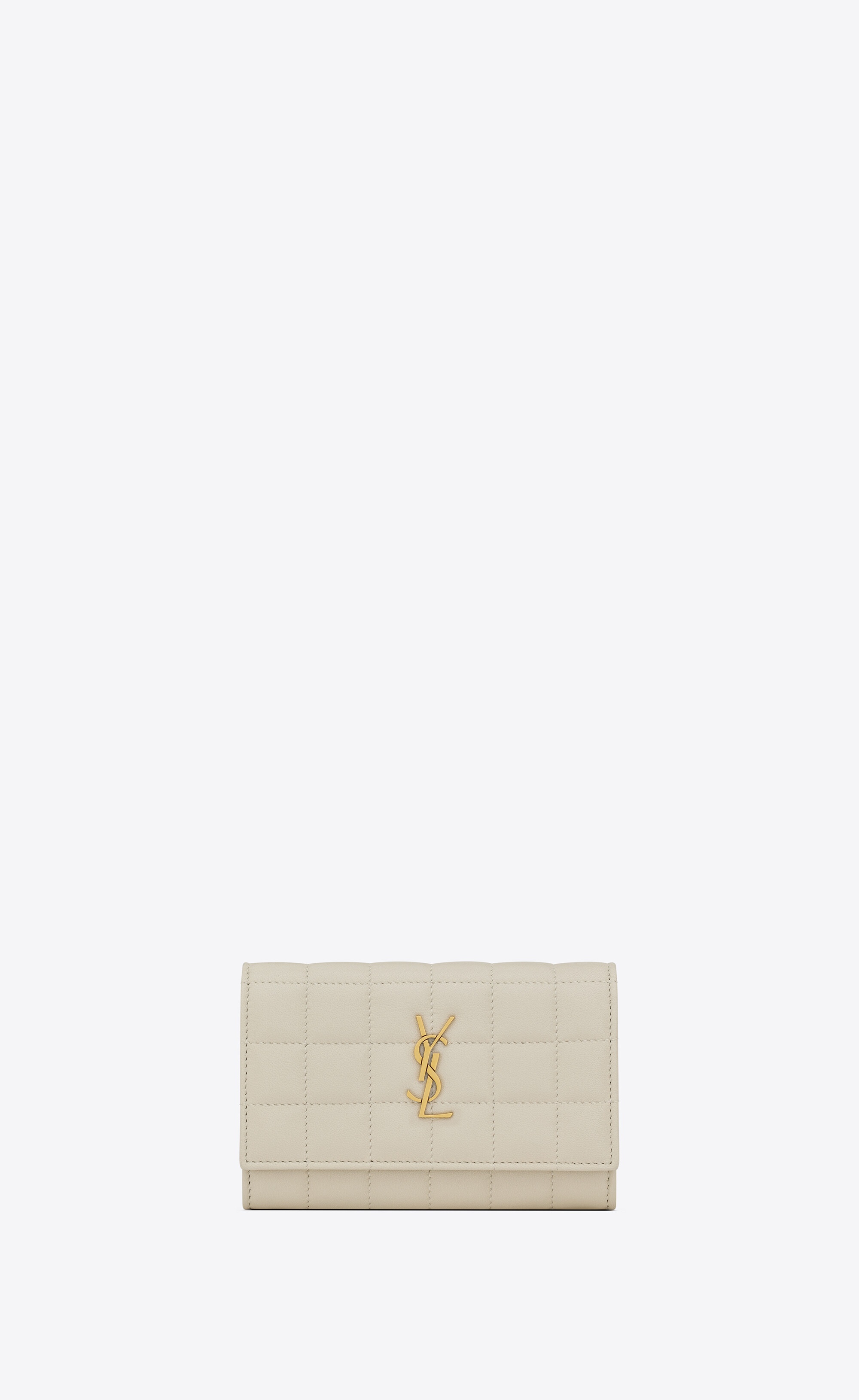 Cassandre quilted lambskin wallet - Saint Laurent