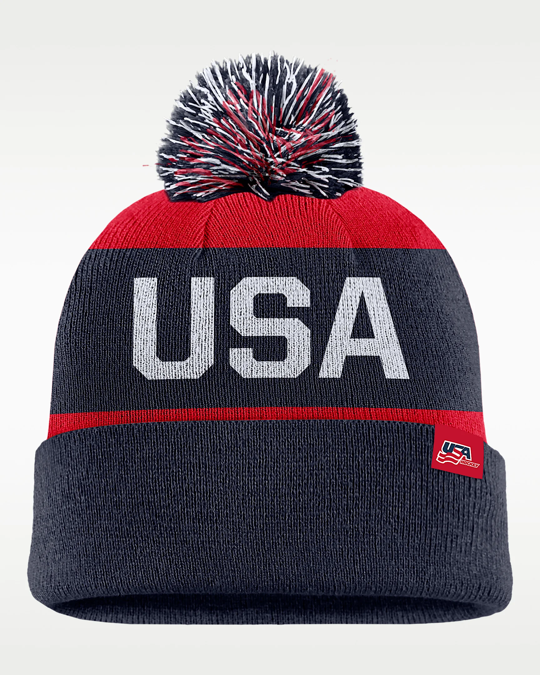 "Team USA" Nike Peak Hockey Beanie - 1