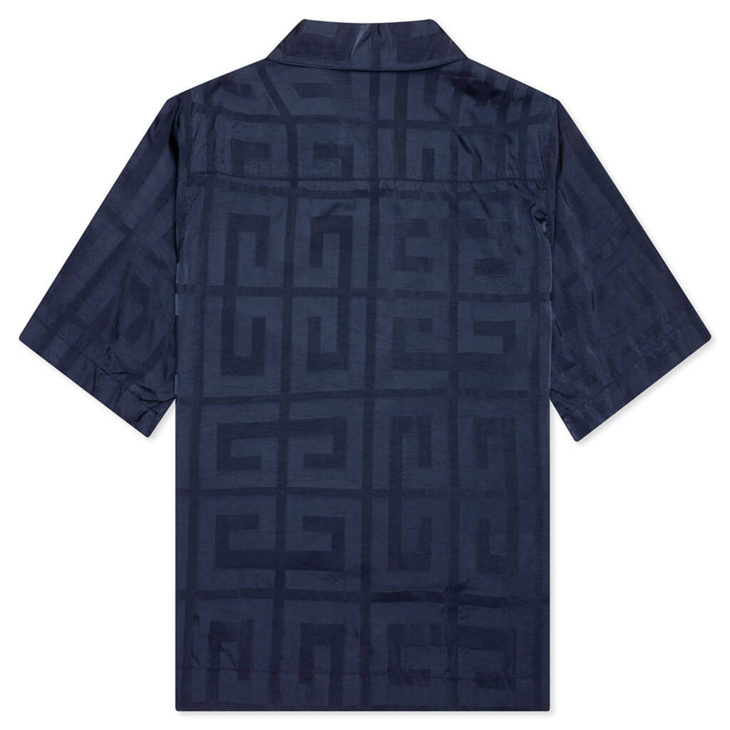 BOXY FIT S/S SHIRT GARMENT DYE - NAVY - 2