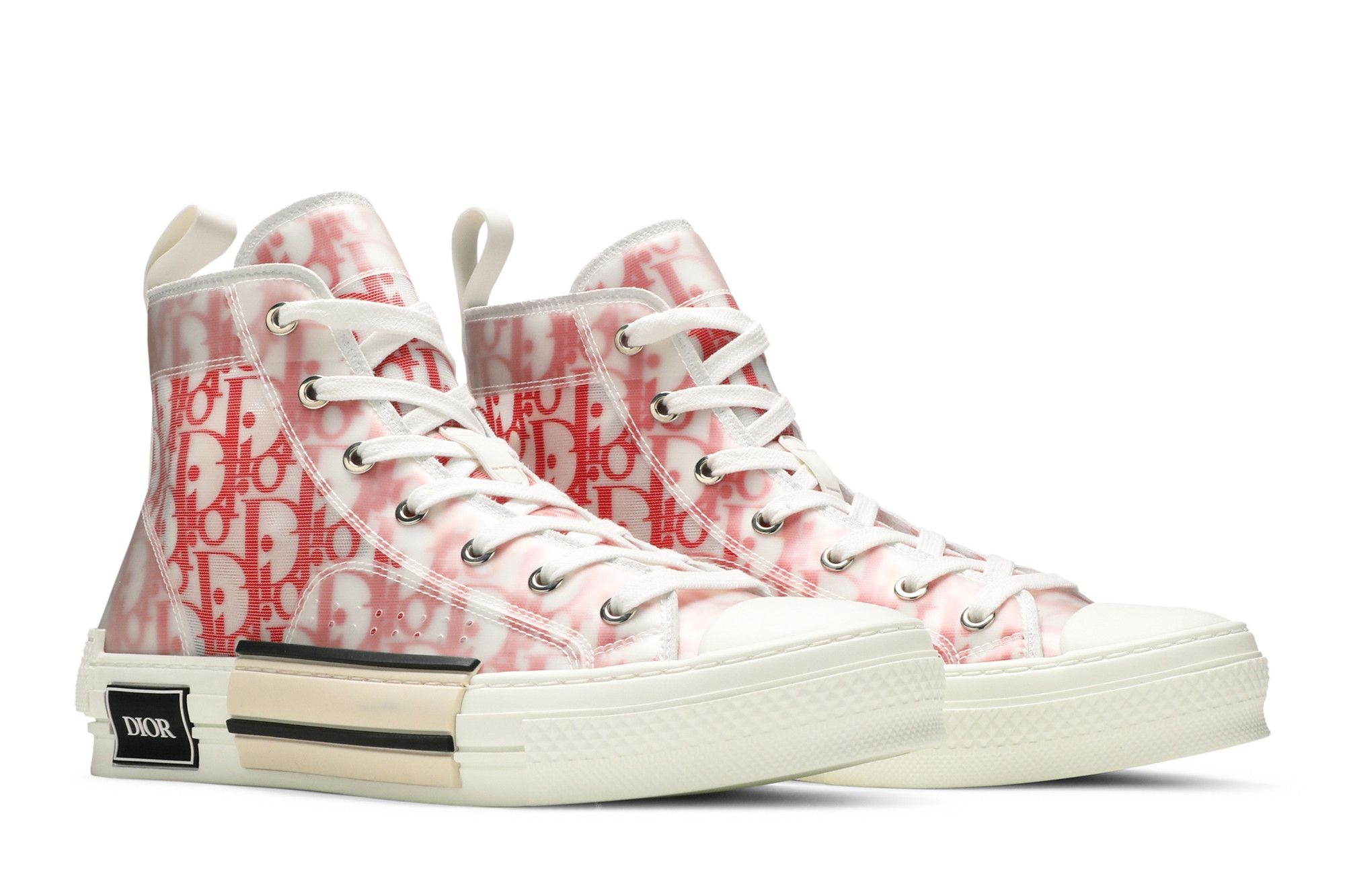 Dior B23 High 'Dior Oblique - White Red' - 8