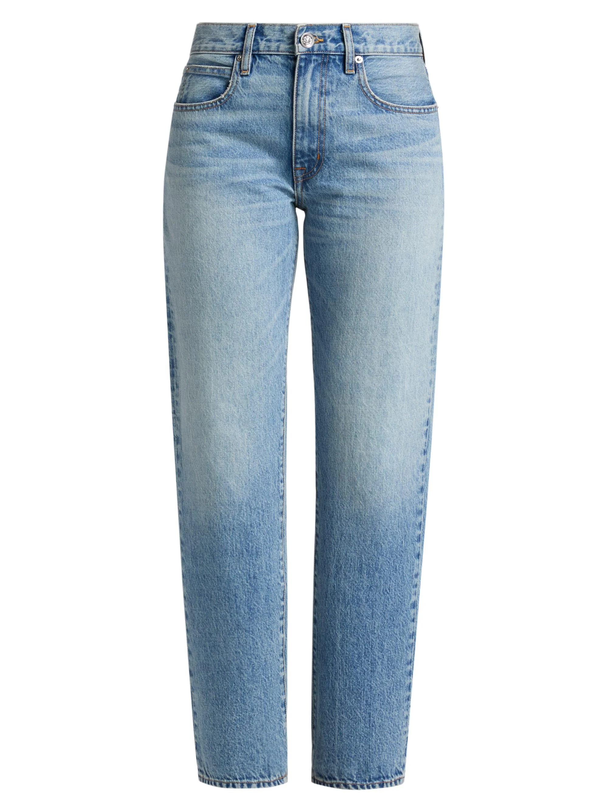 Women's Kendra High-Rise Straight Jeans - Back To Zero - 1