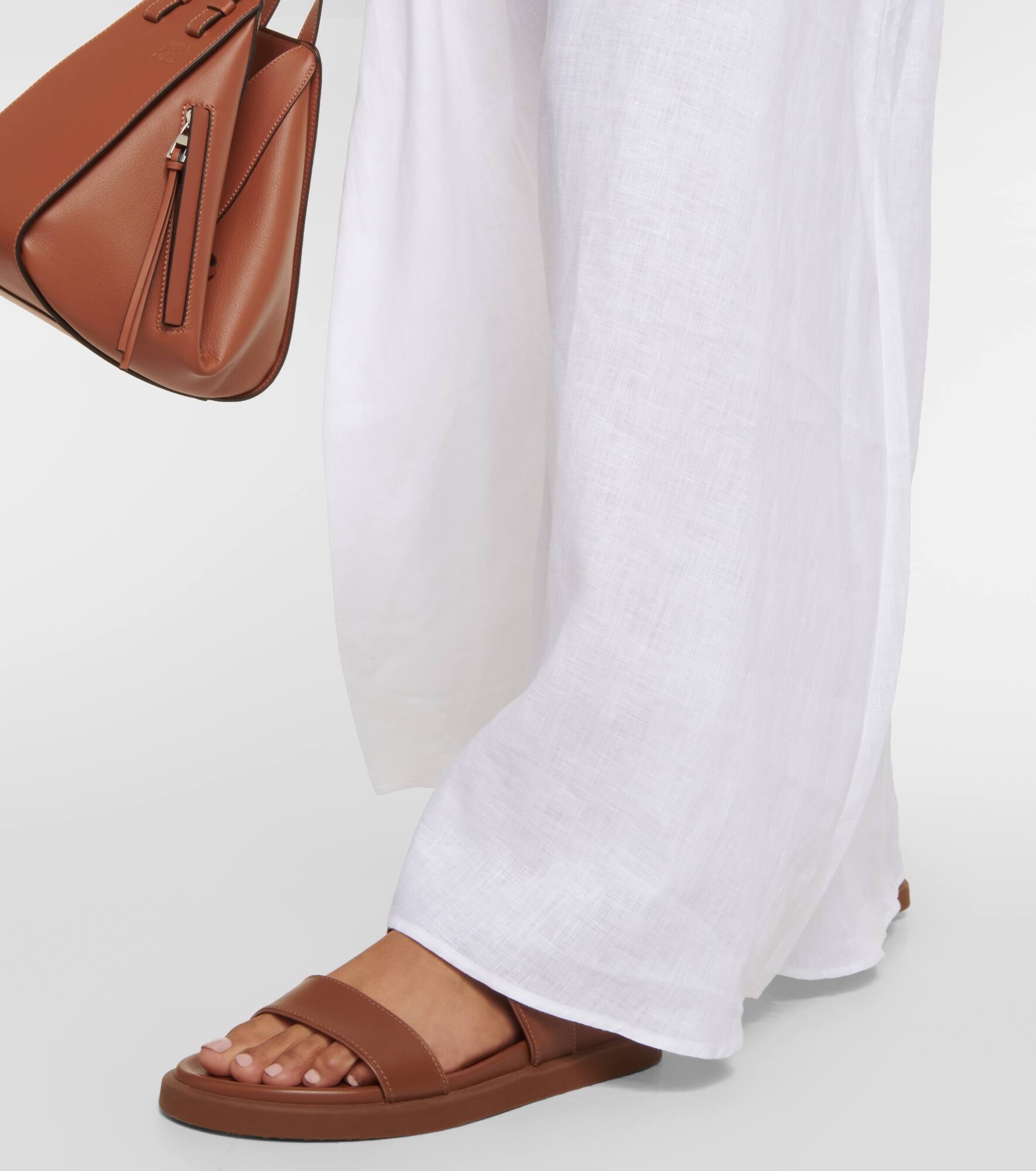 Linen midi dress - 6