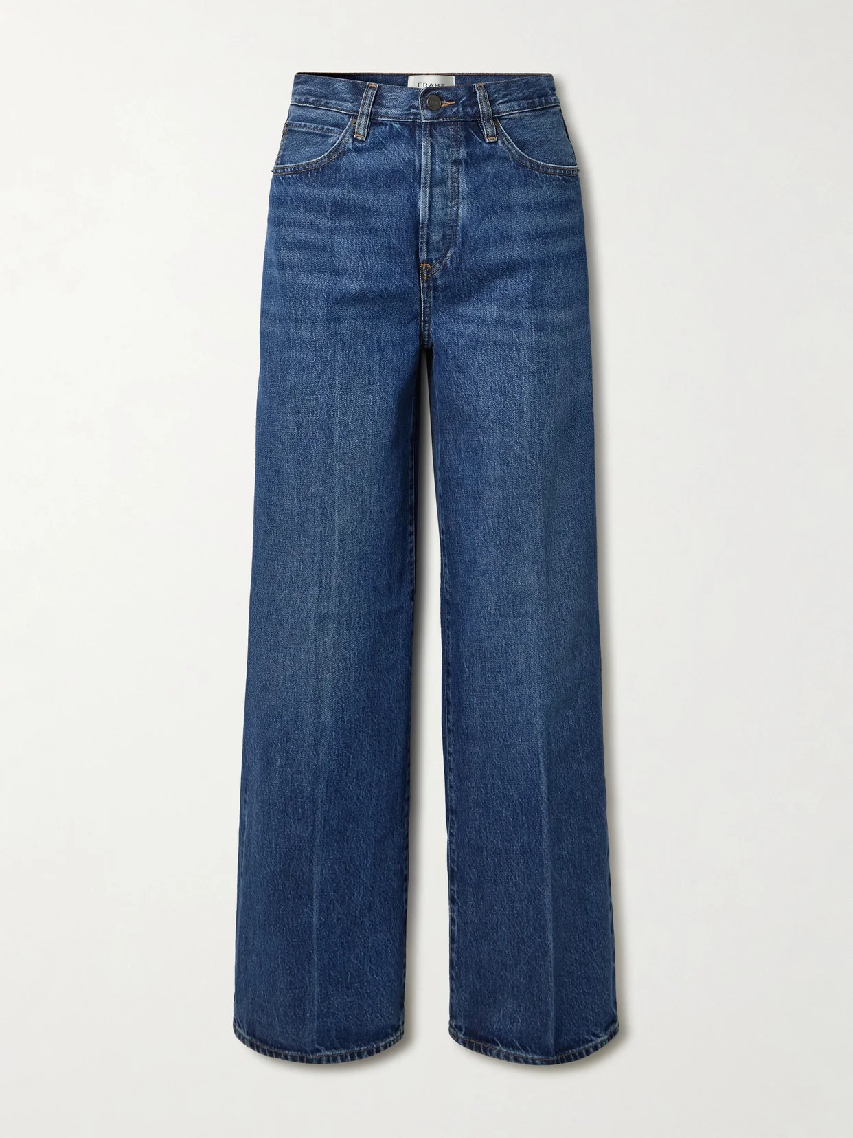 The Collegiate High-rise Wide-leg Jeans - 1