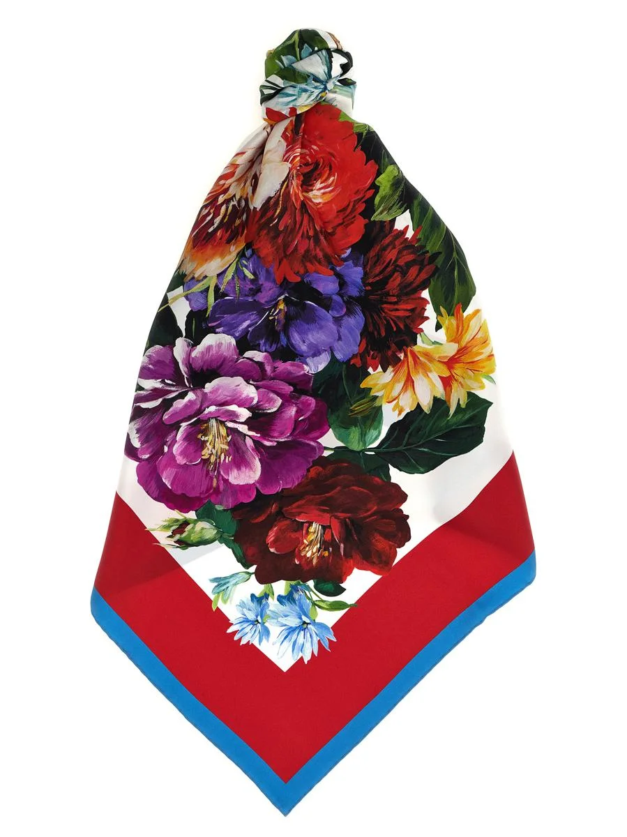 Dolce & Gabbana Floral Print Scarf - 1