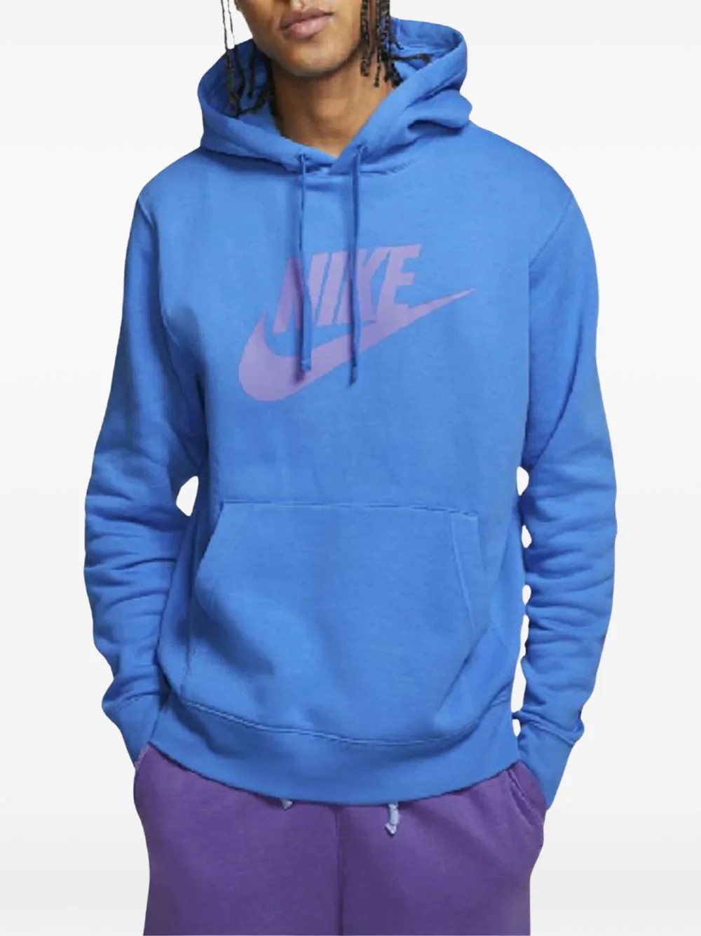 logo-print hoodie - 1