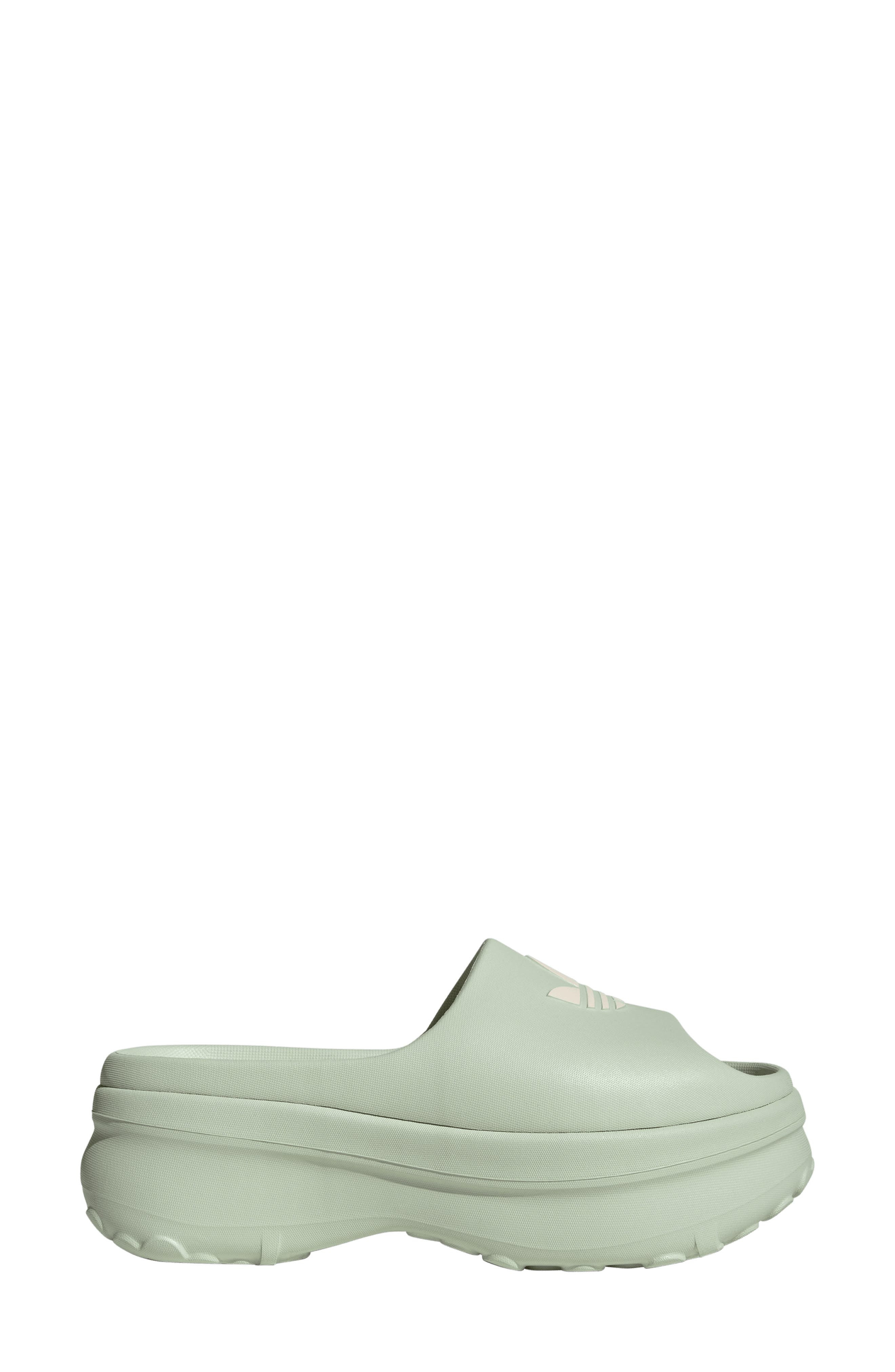 adidas Adifom Stan Smith Platform Slide in Linen Green/white/white at Nordstrom - 3