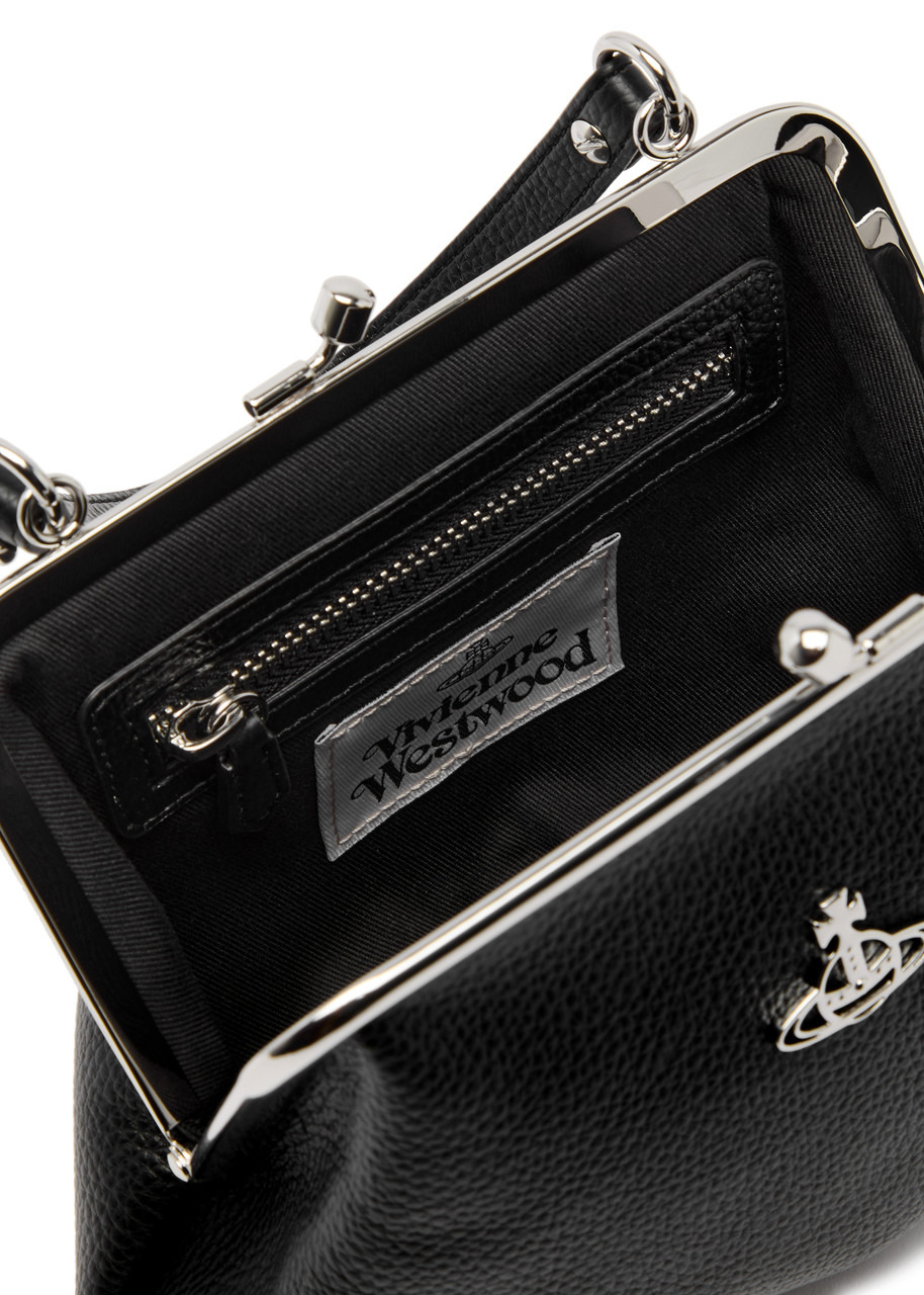 Vivienne Westwood Granny Frame Faux Leather top Handle bag - 4
