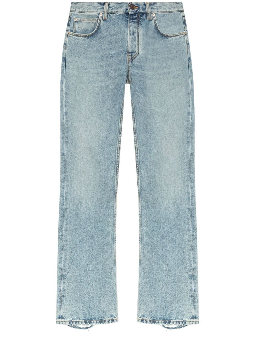 Low-waist denim jeans - 1