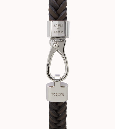 Tod's BRACELET IN LEATHER - BROWN outlook