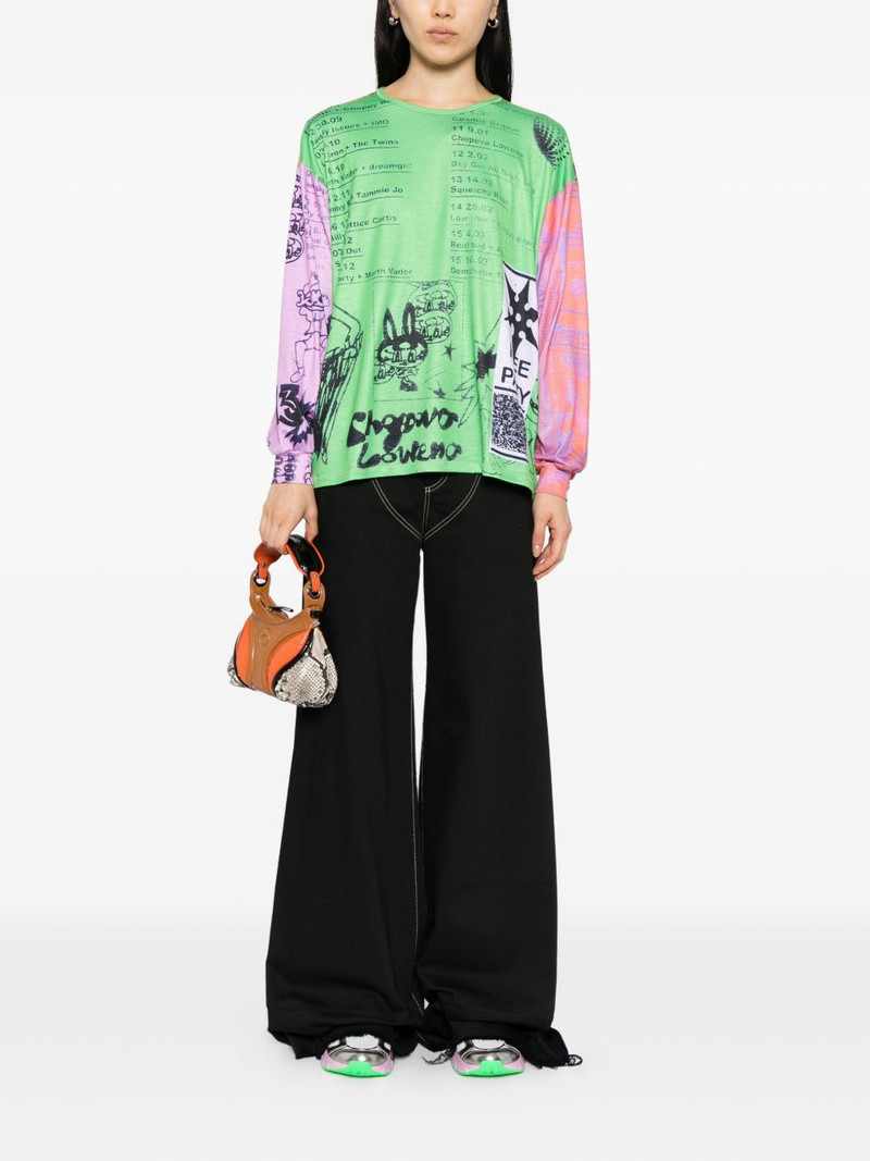 Chopova Lowena poster-printed top outlook