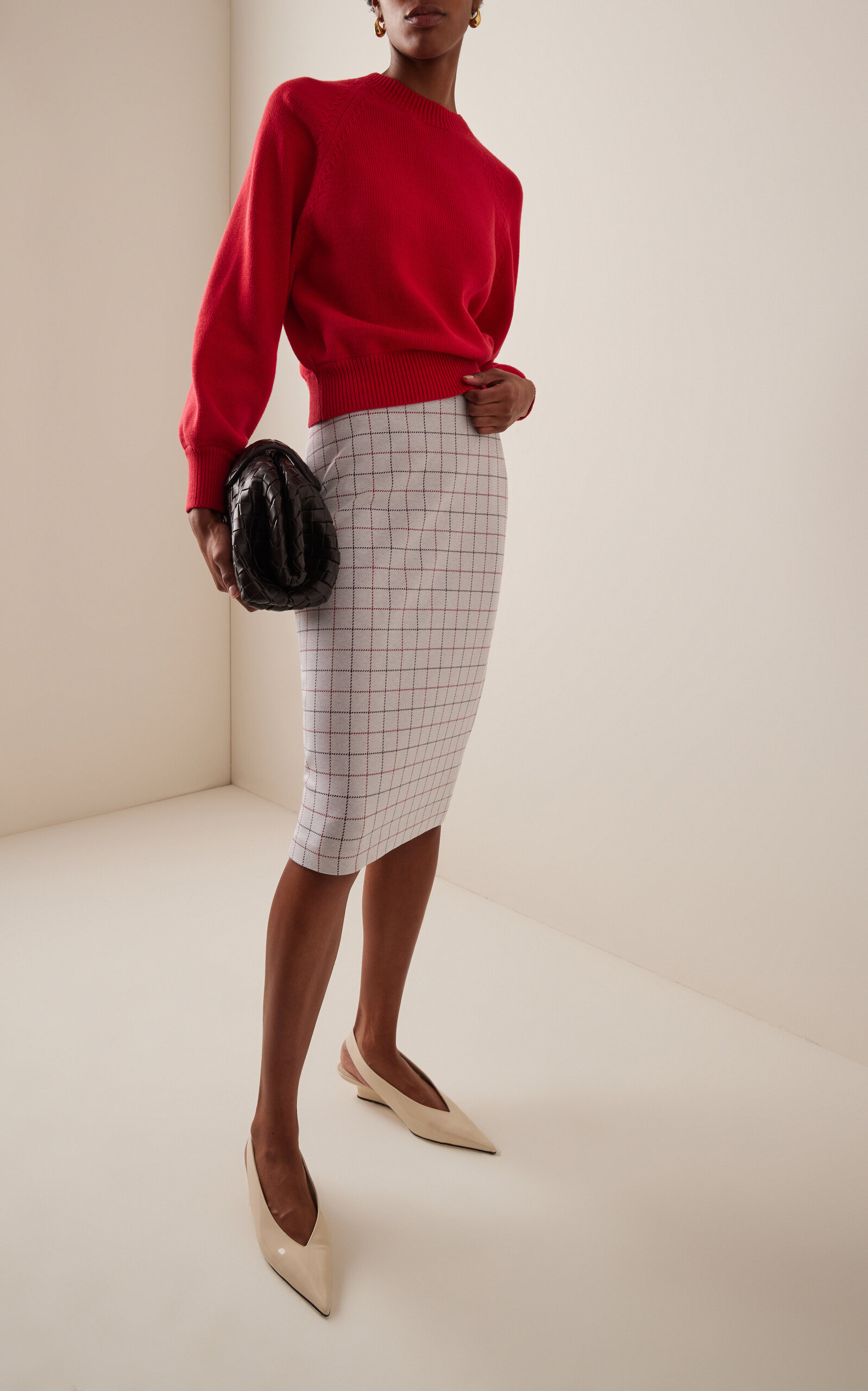 Checked Pencil Skirt multi - 2