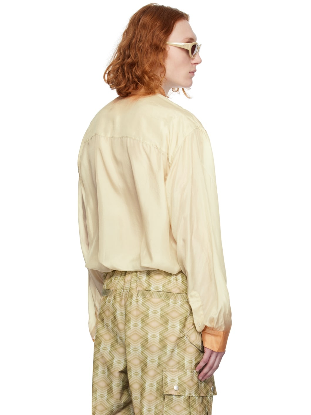 Orange Oversized Shirt - 3