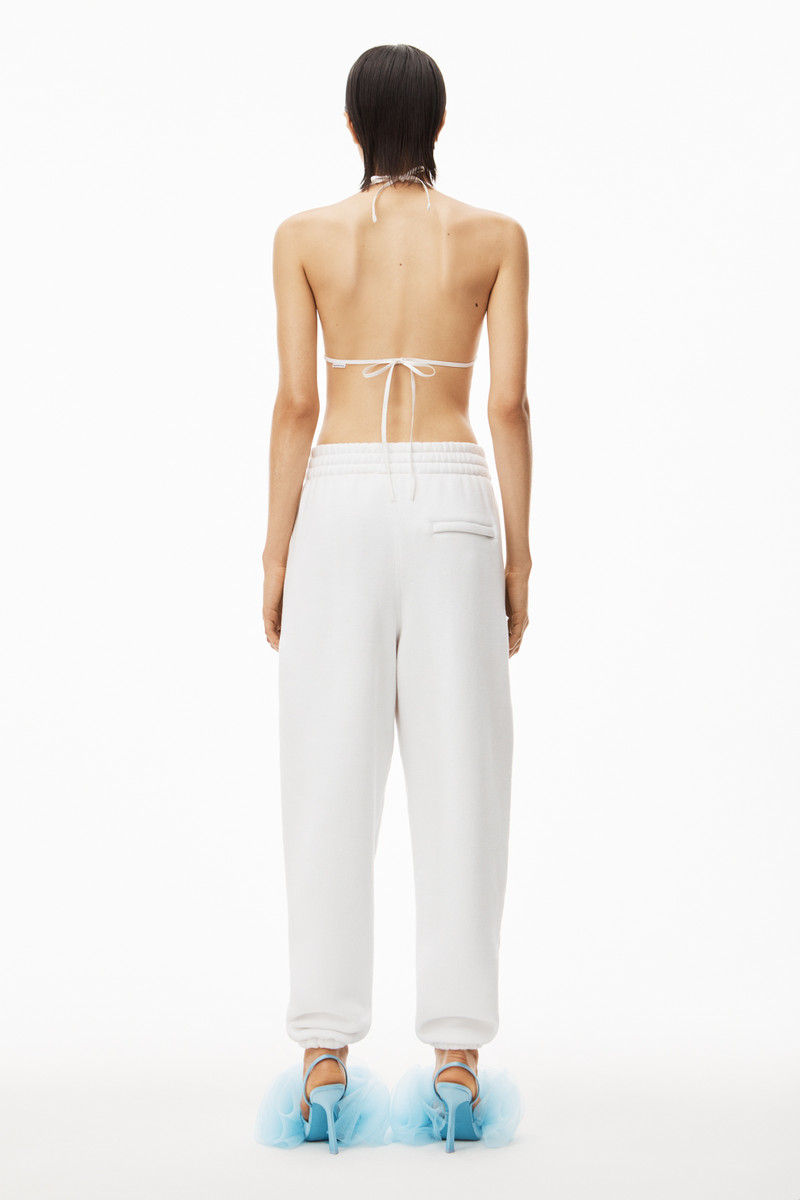 PUFF LOGO SWEATPANT IN STRUCTURED TERRY 5