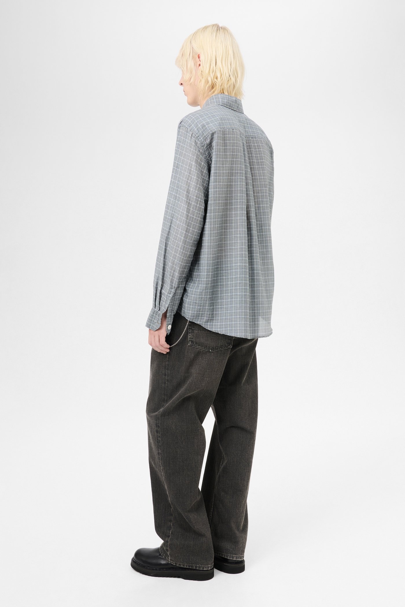 Beyond Shirt Picnic Check Cotton Silk - 5