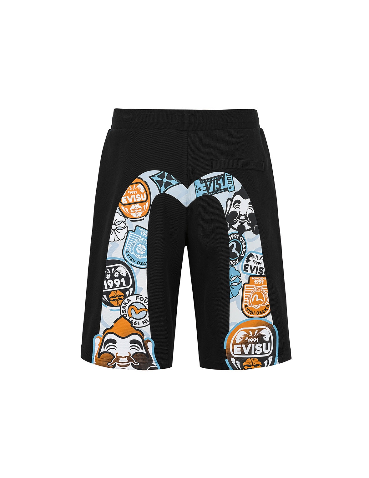 EVISU and Godhead Daicock Print Regular Fit Sweatshorts - 12