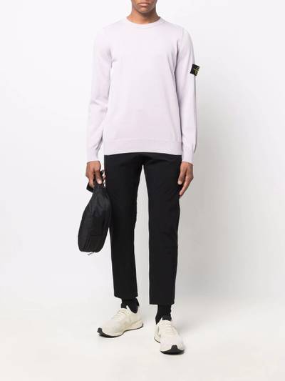 Stone Island Compass badge crew-neck jumper outlook