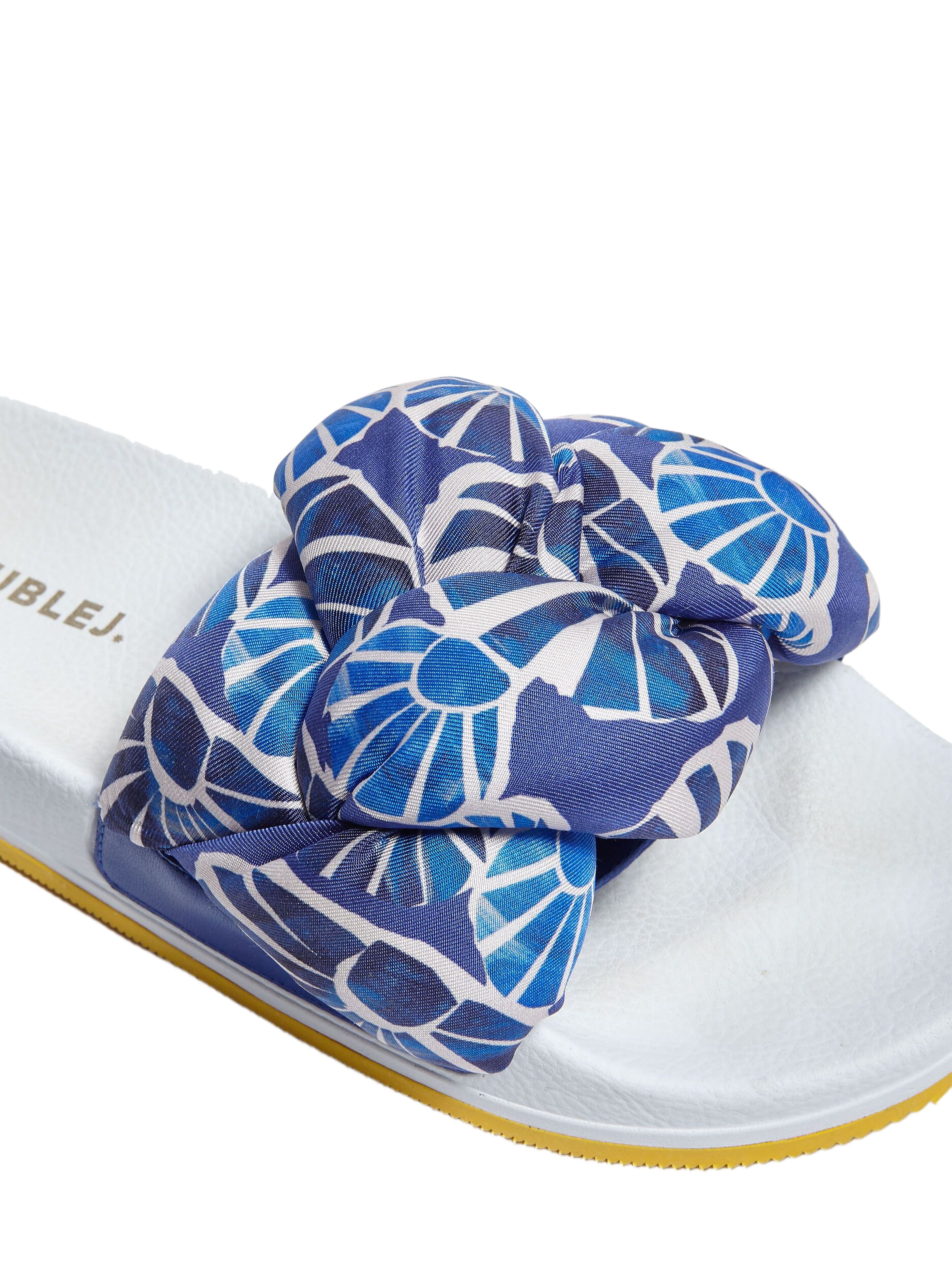 La DoubleJ Treccia Slides Conchiglie Acquamarin at Nordstrom - 4