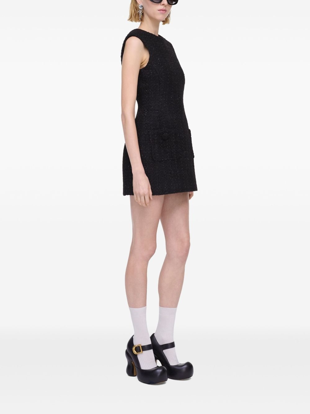 tweed mini dress - 2