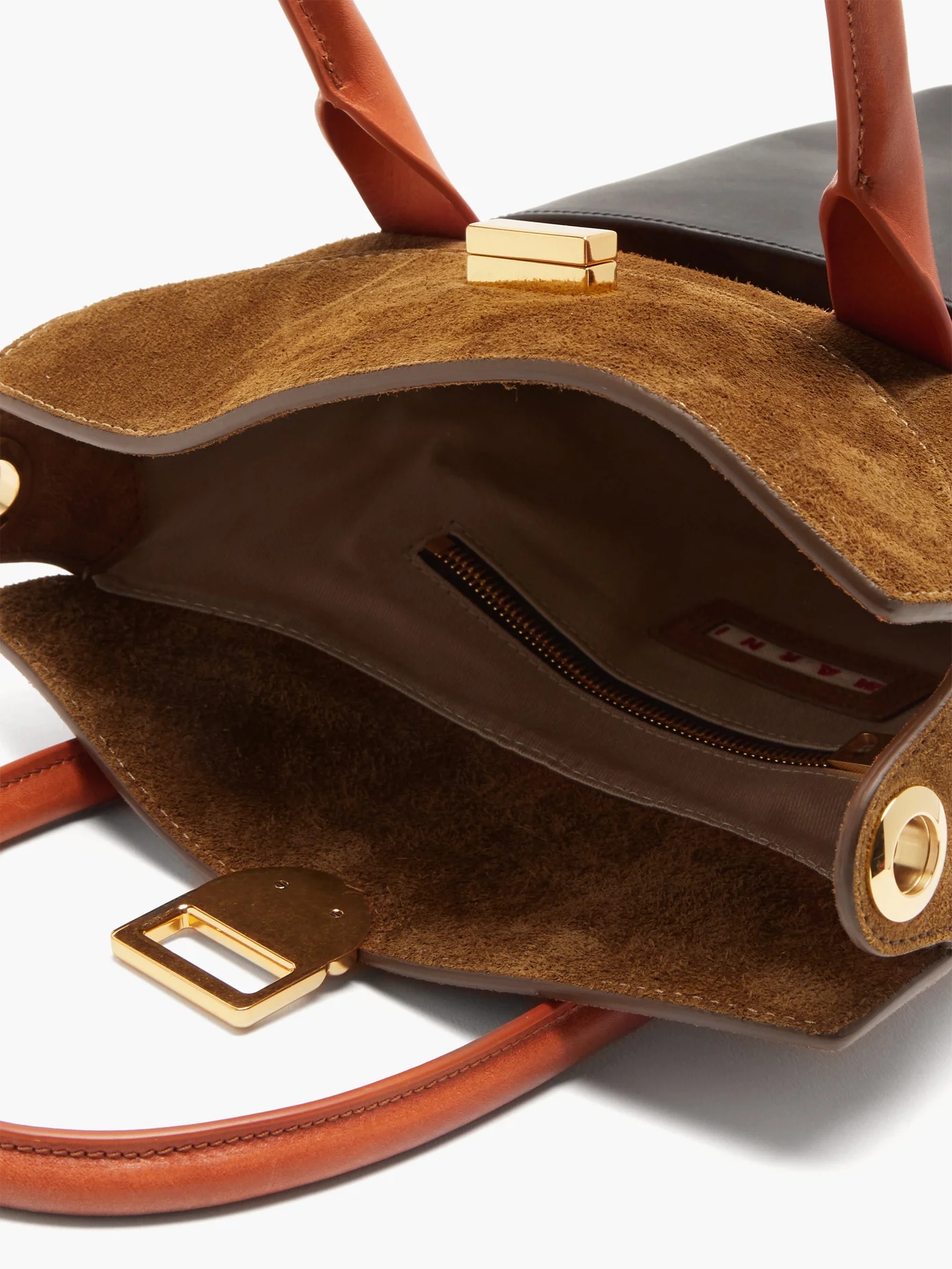 Carrousel suede and leather bag - 5