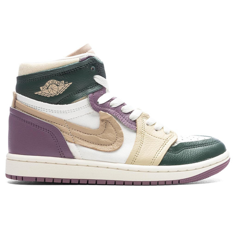 AIR JORDAN 1 MM HIGH WOMEN'S - GALACTIC JADE/DESERT/SAIL - 1