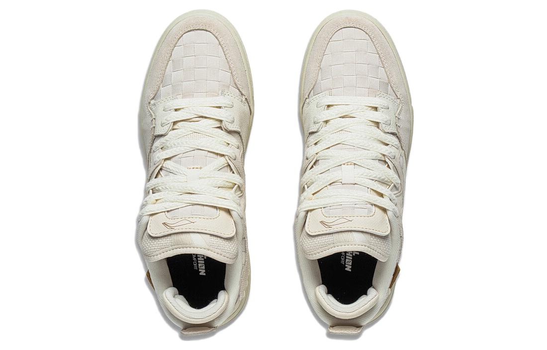 (WMNS) Li-Ning Wave Pro Skate Shoes 'Cream White' AECT032-1 - 4