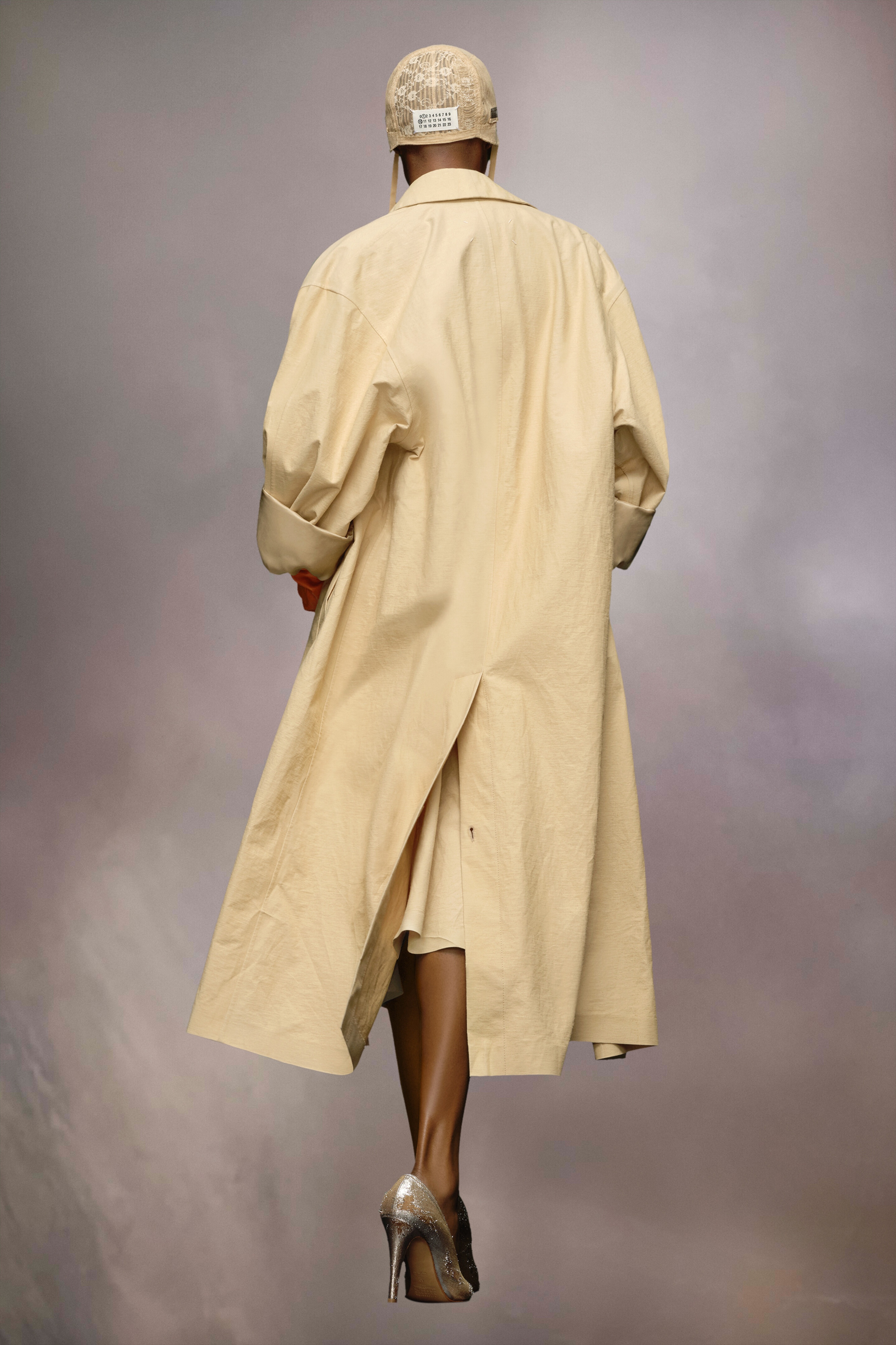 【関税＆送料込み】Maison Margiela Cotton Trench Coat MAISON MARGIELA Belted cotton-blend gabardine trench coat